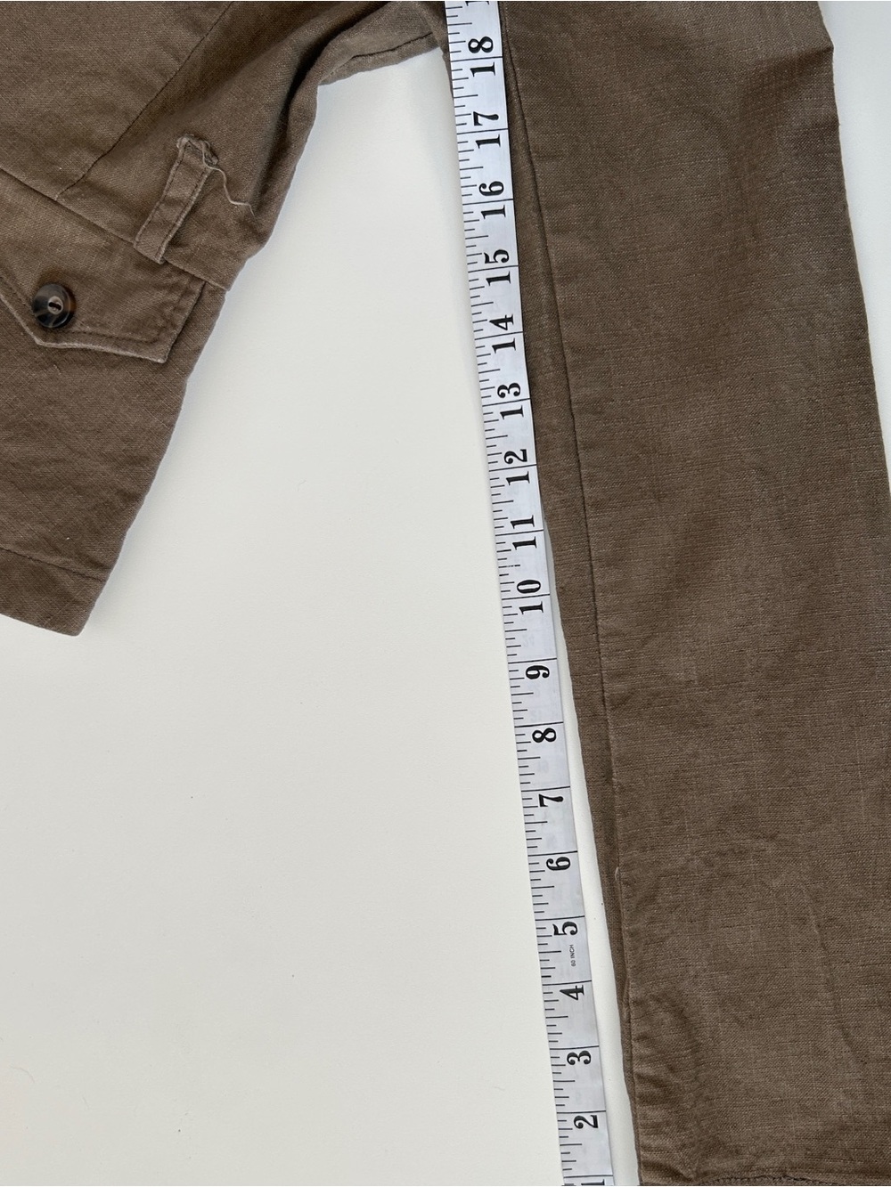 Vintage Olive Tailored Button Up Blazer - Picture 4 of 5